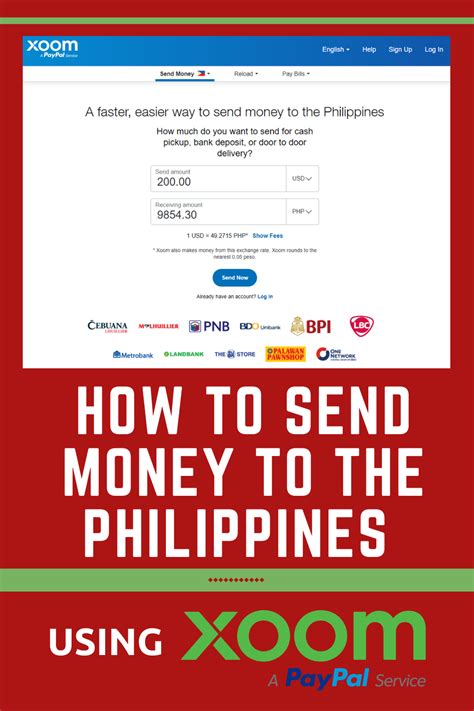 xoom send money from philippines to usa.